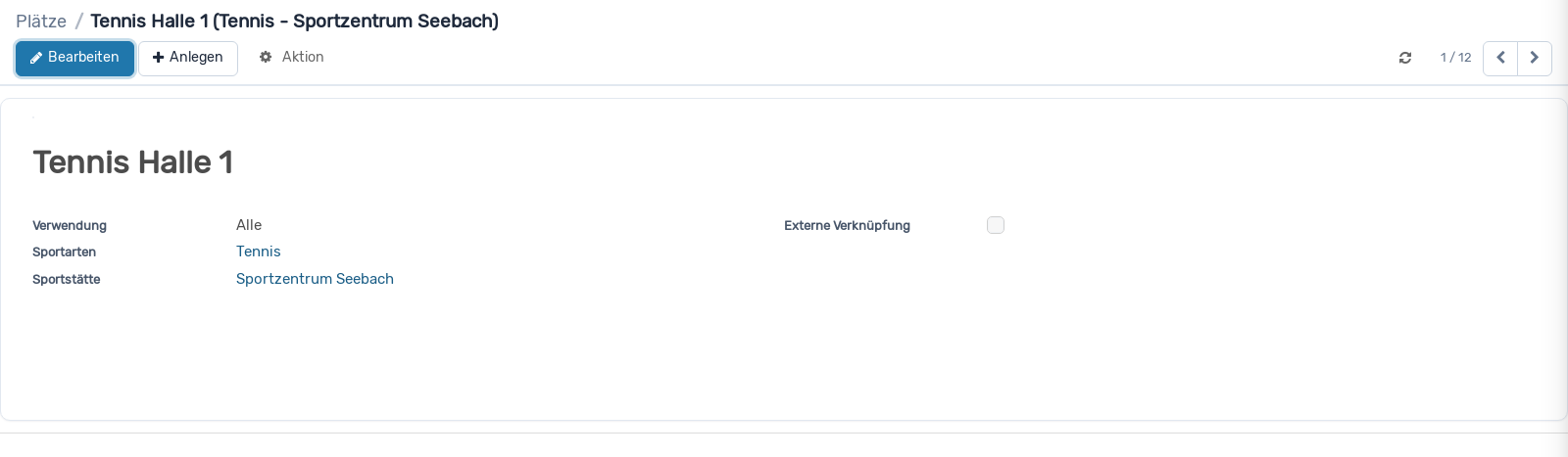 Screenshot: Platz